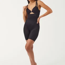 Discount Thinstincts® 2.0 Open-Bust Mid-Thigh Bodysuit Women Shapewear