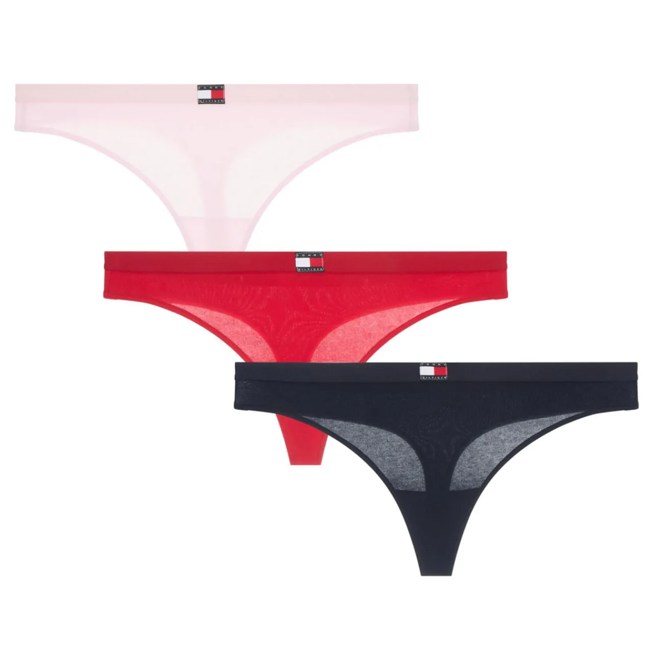 Hot Three-Pack Heritage Flag Logo Thongs Women Lingerie