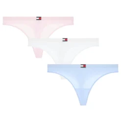 New Three-Pack Heritage Flag Logo Thongs Women Lingerie