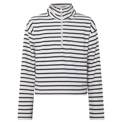 Online Tiana Half-Zip Striped Sweatshirt Women Sweatshirts & Hoodies