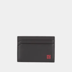 Outlet Tibby Contrast Logo Leather Cardholder Women Wallets