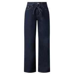 Online Tie-Fastening Wide Leg Jeans Women Denim