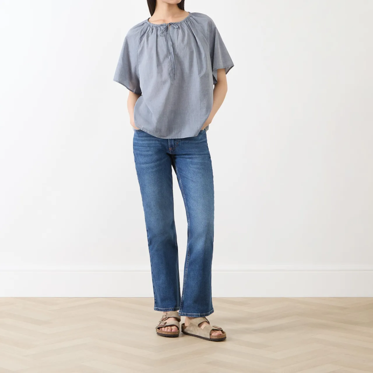 Best Tie-Neck Blouse Women Tops