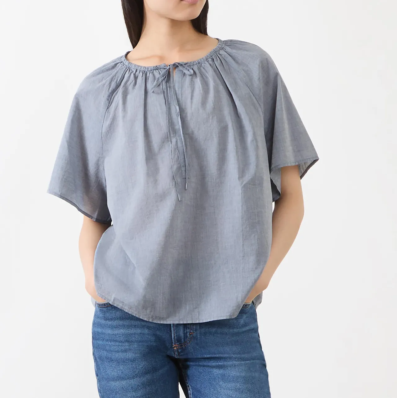 Best Tie-Neck Blouse Women Tops