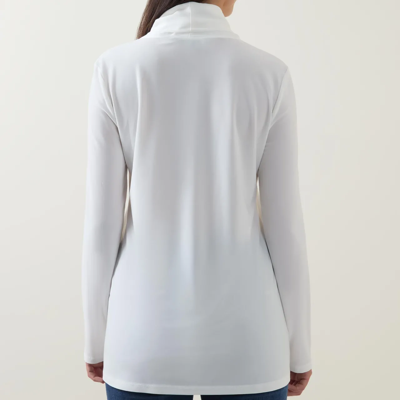 Discount Tie-Neck Tunic Women Tops