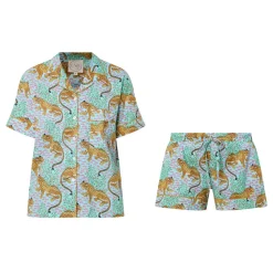 Discount Tiger Short Pyjama Set Women Sleepwear
