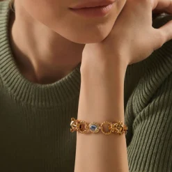 Online Tigers Head Crystal Stone Bracelet Women Bracelets