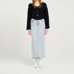 Sale Tillia Denim Pencil Skirt Women Skirts