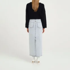 Sale Tillia Denim Pencil Skirt Women Skirts