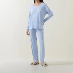 New Timeless Sensuality Long Pyjama Set Women Sleepwear
