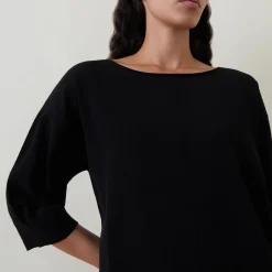 Best Tipped Knit Mini Dress Women Dresses