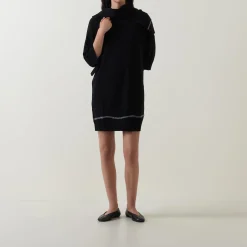 Best Tipped Knit Mini Dress Women Dresses