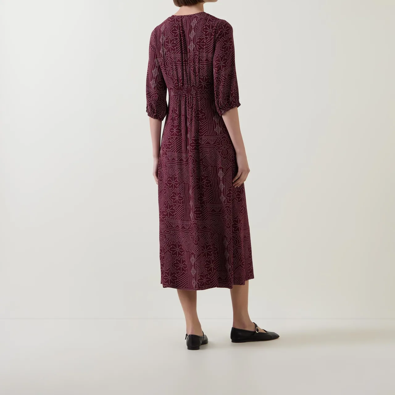 Outlet Tippi Dot Printed Flared Dress Women Dresses