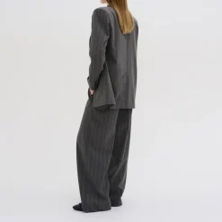 New Tito Pinstripe Double-Breasted Blazer Women Coats & Jackets