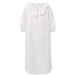Clearance Toby Voile Ruffle-Trim Night Dress Women Sleepwear