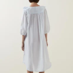 Clearance Toby Voile Ruffle-Trim Night Dress Women Sleepwear