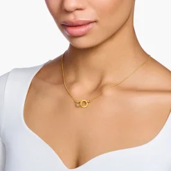 Outlet Together Forever Embellished Gold-Plated Necklace Women Necklaces