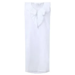 New Tomy Ruffle Embellished Night Dress Women Sleepwear