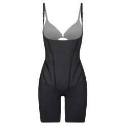 New TotalContour Open-Bust Mid-Thigh Bodysuit Women Shapewear