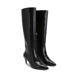 Online Trace Knee High Heeled Boots Women Boots