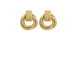 Online Triple Knot Stud Earrings Women Earrings