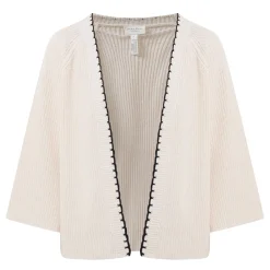 Outlet Tritte Contrast Trim Open Front Cardigan Women Sweaters & Cardigans