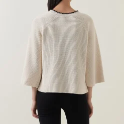 Outlet Tritte Contrast Trim Open Front Cardigan Women Sweaters & Cardigans