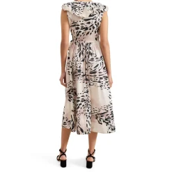 Discount Trix Leopard Wrap Dress Women Dresses