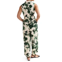 Best Tullisa Palm Zip Front Jumpsuit Women Jumpsuits