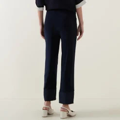 Sale Turn-Up Cuff Trousers Women Trousers & Shorts