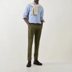 Clearance Twill Slim Leg Chinos Women Trousers & Shorts