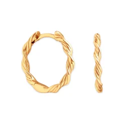 Hot Twist Small Hoops Women Earrings