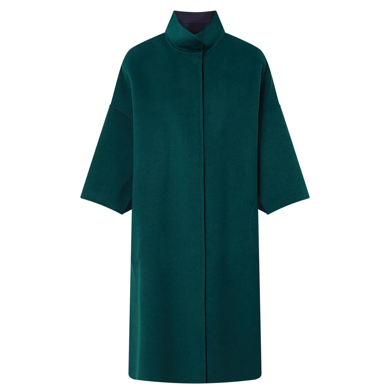 Outlet Two Tone Double Faced Coat Women Coats & Jackets