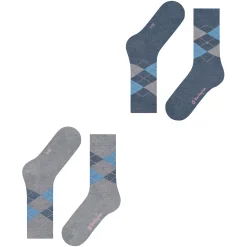 Outlet Two-pack Everyday Argyle Socks Women Hosiery