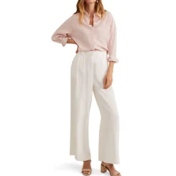 Sale Tyla Wide-Leg Trousers Women Trousers & Shorts