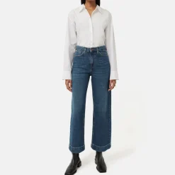 Discount Tyne Wide Leg Cropped Jeans Women Denim