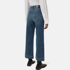 Discount Tyne Wide Leg Cropped Jeans Women Denim