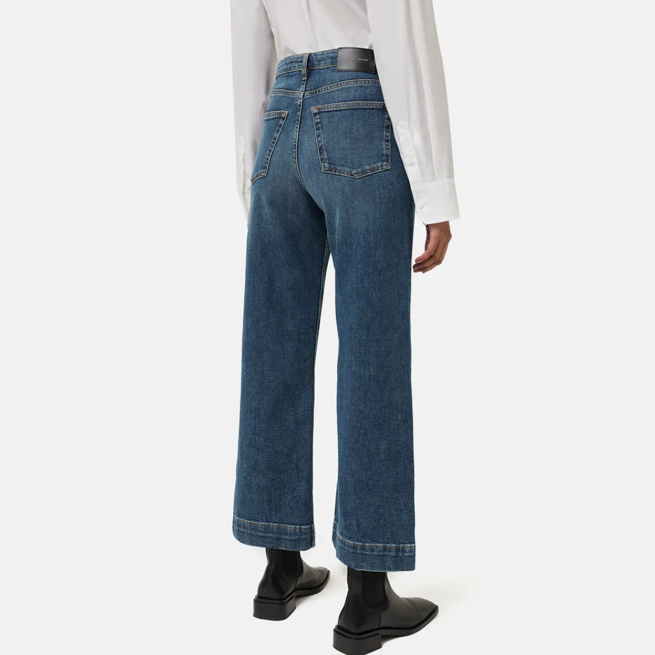 Discount Tyne Wide Leg Cropped Jeans Women Denim