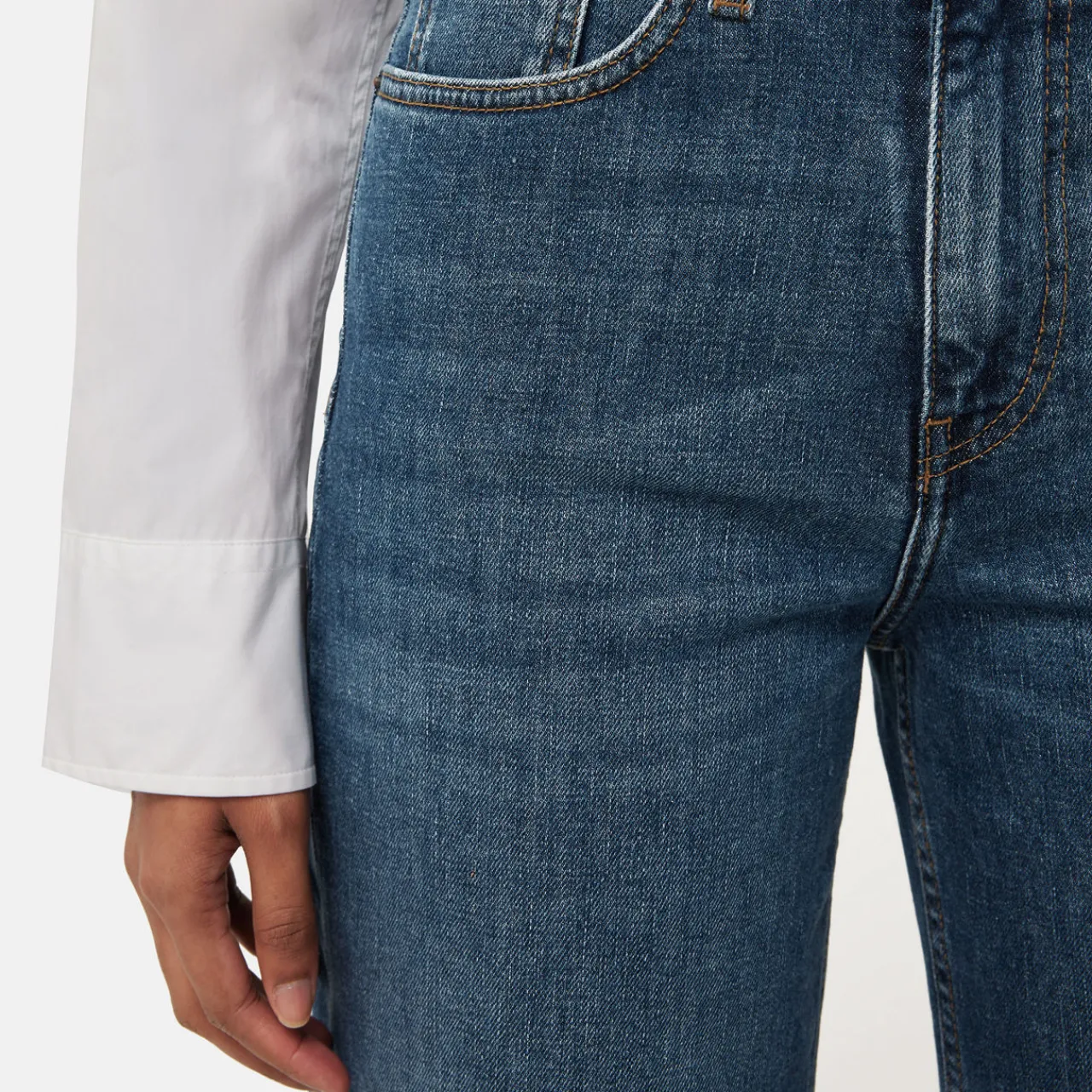 Discount Tyne Wide Leg Cropped Jeans Women Denim