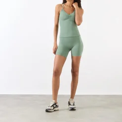 Outlet Ultimate Ruched Front Racer Tank Top Women Activewear