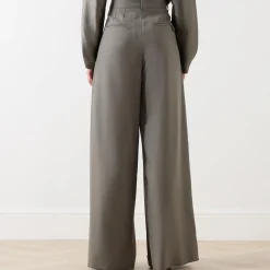 Discount Ulzio High-Rise Wide Leg Trousers Women Trousers & Shorts