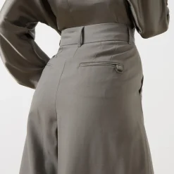 Discount Ulzio High-Rise Wide Leg Trousers Women Trousers & Shorts