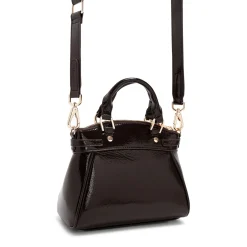 Best Valentina Mini Patent Tote Bag Women Top Handle Bags|Tote Bags