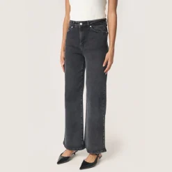 Hot Vanesa High-Rise Wide-Leg Jeans Women Denim