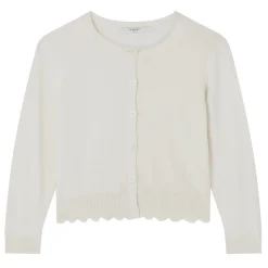 Best Vanessa Scallop-Trim Cardigan Women Sweaters & Cardigans