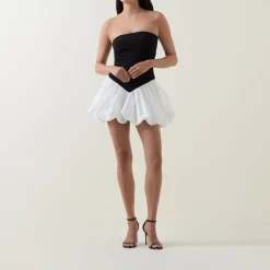 Online Vega Puff Hem Mini Dress Women Dresses