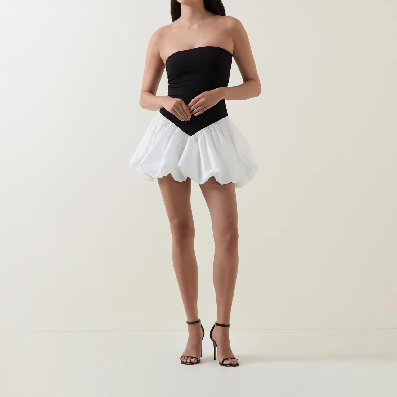 Online Vega Puff Hem Mini Dress Women Dresses