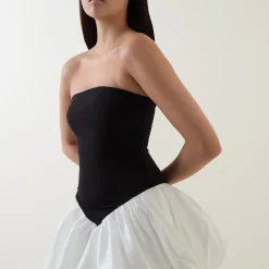 Online Vega Puff Hem Mini Dress Women Dresses