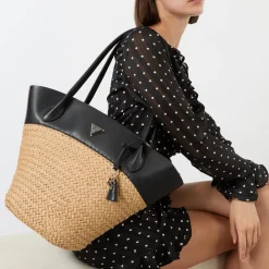 Outlet Venere Large Basket Tote Bag Women Tote Bags