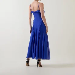 Hot Veris Ruffle Trim Flared Dress Women Dresses|Occasion Dressing
